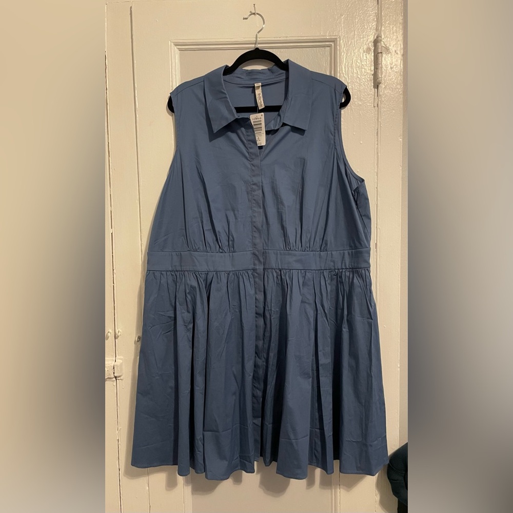 Torrid/ Belle Isle Collared Mini Dress - Picture 2 of 6